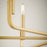 Quorum Tempo Chandelier, Aged Brass