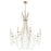 Quorum Malin Chandelier, Antique Silver