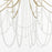 Quorum Malin Chandelier, Antique Silver