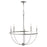 Quorum Tribute 5 Light Chandelier, Satin Nickel 6374-5-65