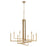 Quorum Bolero Chandelier, Aged Brass