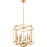 Quorum Marquee 6 Light Nook Pendant, Gold Leaf - 6414-6-74