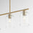 Quorum Tribute 4 Light Linear Chandelier