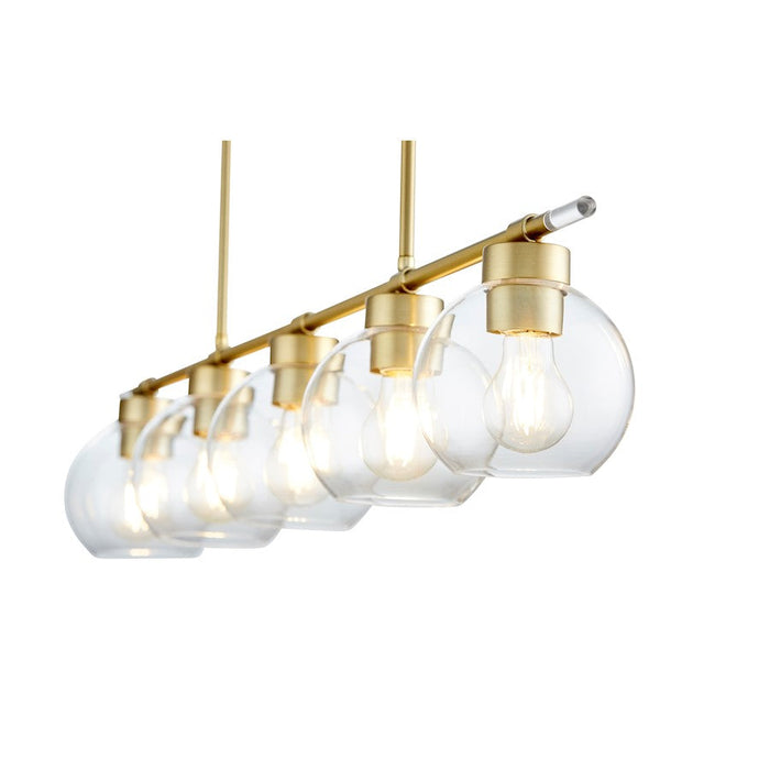 Quorum Volan Pendant, Aged Brass