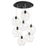 Quorum Numen 7 Light Pendant, Noir/Clear - 67-69