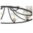 Quorum Clarion Chandelier, Noir