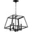 Quorum 4 Light 15" Pendant, Noir - 675-4-69