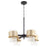 Quorum Epsilon Chandelier, Noir