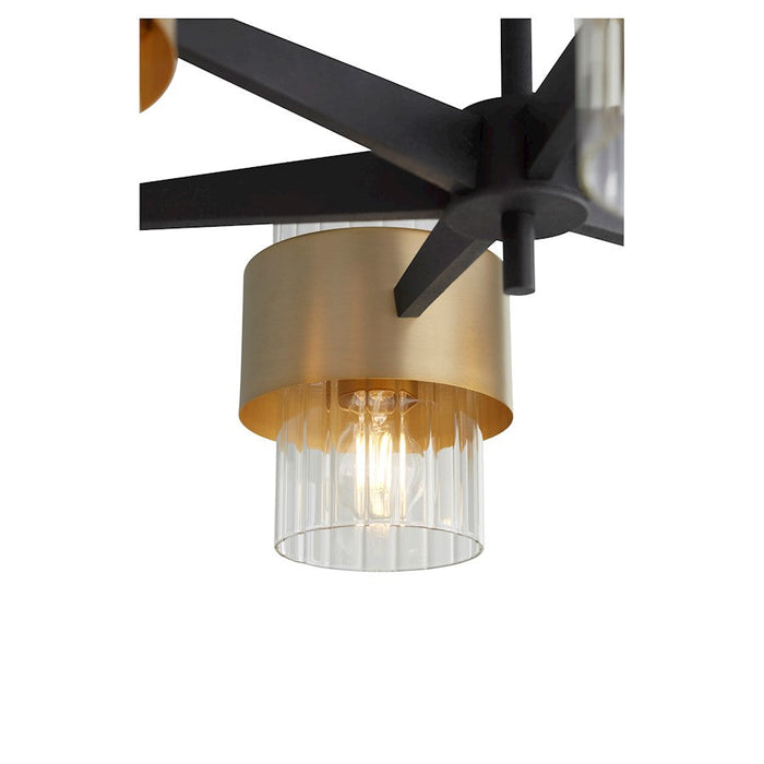 Quorum Epsilon Chandelier, Noir