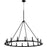 Quorum Ronda Chandelier, Noir