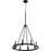 Quorum Ronda Chandelier, Noir