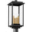 Quorum Westerly 4 Light Post Light , Noir