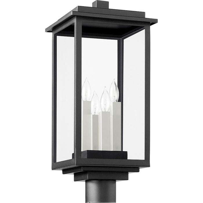 Quorum Westerly 4 Light Post Light , Noir