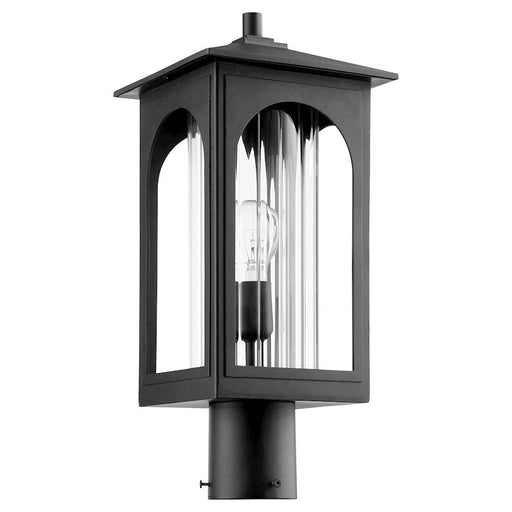 Quorum Harbor 1 Light 8" Post Light, Noir - 705-8-69