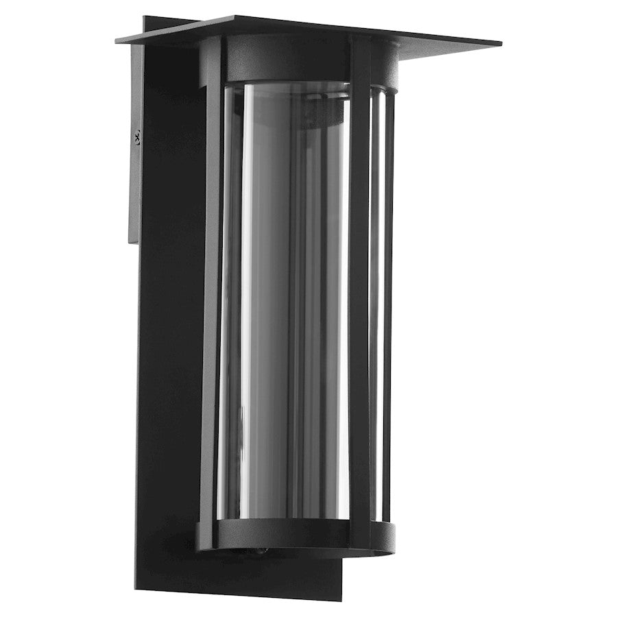 Quorum Abram 12" Outdoor Lantern, Textured Black - 710-12-69