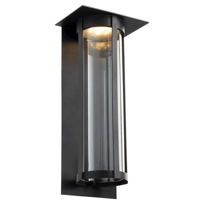 Quorum Abram Outdoor Lantern, Textured Black