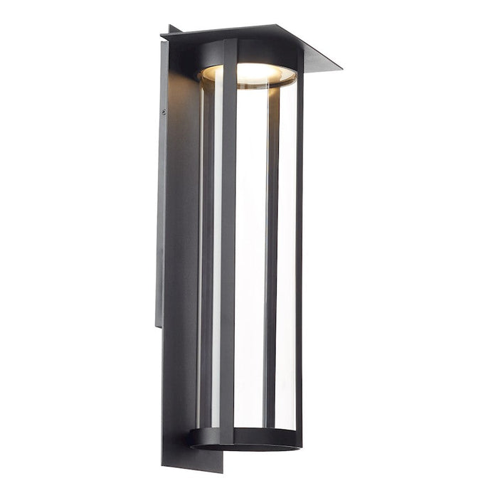 Quorum Abram Outdoor Lantern, Textured Black