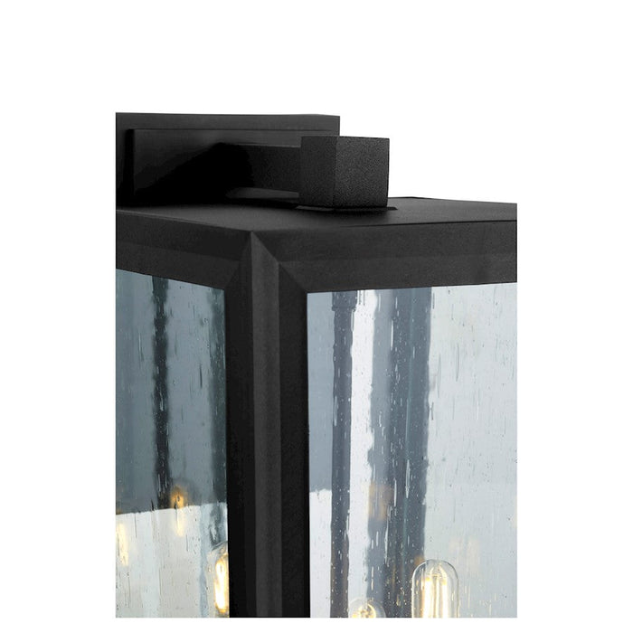 Quorum Bravo 4 Light 10" Outdoor Lantern, Noir