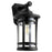 Quorum Haley 1 Light 15" Outdoor Lantern, Noir/Clear - 718-15-69