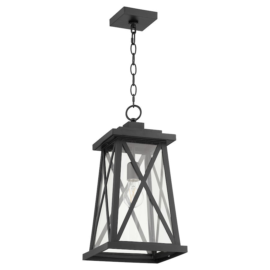 Quorum Artesno 16" Pendant, Textured Black 726-16-69