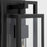 Quorum Marco Lantern, Textured Black/Clear