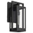 Quorum Marco 18" Lantern, Textured Black/Clear - 736-18-69