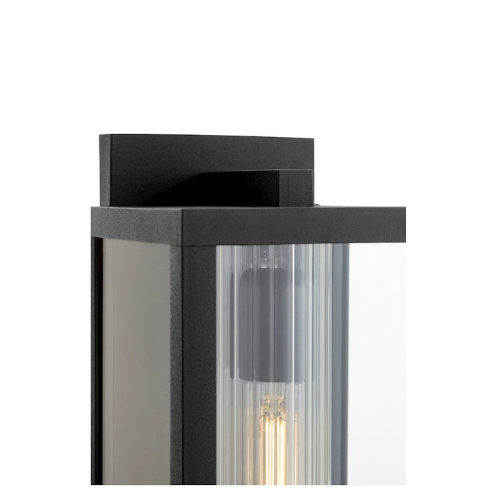 Quorum Parks 1 Light Outdoor Lantern, Noir