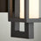 Quorum Parlor Led Wall Mount, Textured Black/Satin Opal