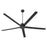 Quorum Revel 80" Ceiling Fan, Matte Black - 80805-59