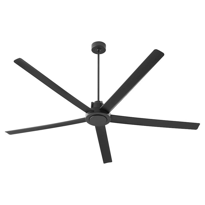 Quorum Revel 80" Ceiling Fan, Matte Black - 80805-59