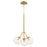 Quorum Rovi Pendant, Aged Brass/Clear