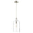 Quorum 1 Light 7" Pendant, Satin Nickel - 8141-65