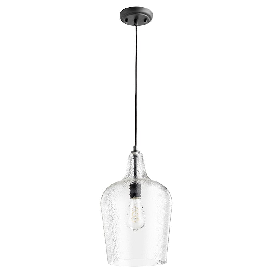 Quorum 1 Light 10" Pendant, Noir - 8143-69