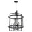 Quorum Merrick 6 Light Entry, Matte Black - 8174-6-59