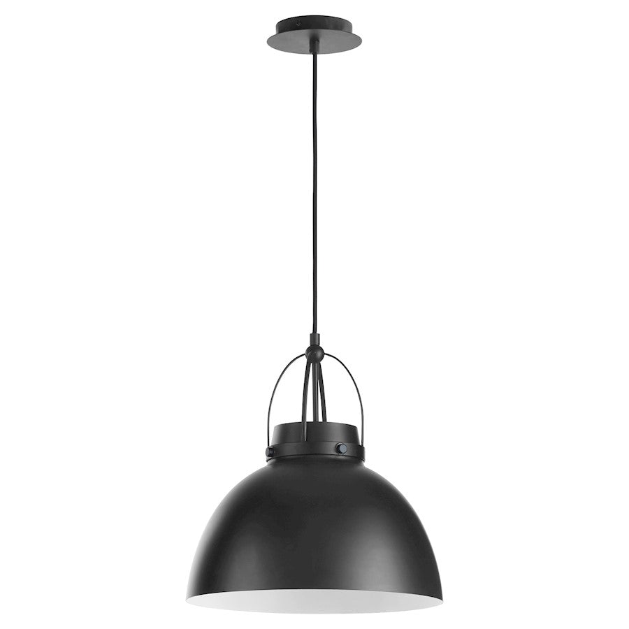 Quorum 15" Pendant, Matte Black - 823-59