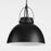 Quorum 15" Pendant, Matte Black