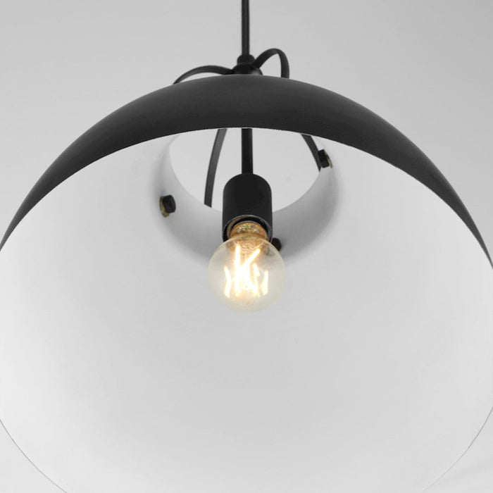 Quorum 15" Pendant, Matte Black