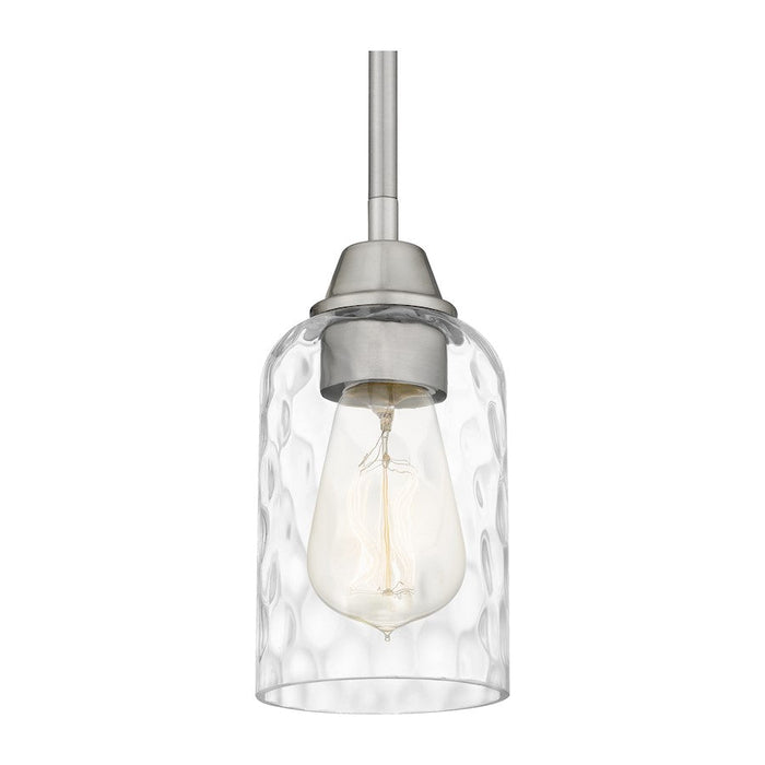 Quoizel Acacia 1 Light Mini Pendant, Clear Water