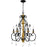 Quoizel Althea 5 Light Chandelier, Matte Black