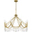 Quoizel Airedale 8 Light Chandelier, Aged Brass