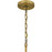 Quoizel Airedale 8 Light Chandelier, Aged Brass