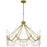 Quoizel Airedale 8 Light Chandelier, Aged Brass