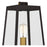 Quoizel Amberly Grove 1 Light 15" Outdoor Lantern, Bronze/Clear