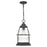 Quoizel Admiral 1 Light Mini Pendant, Mottled Black/Clear