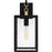 Quoizel Anchorage 1 Light Outdoor Lantern, Black/Clear Seedy