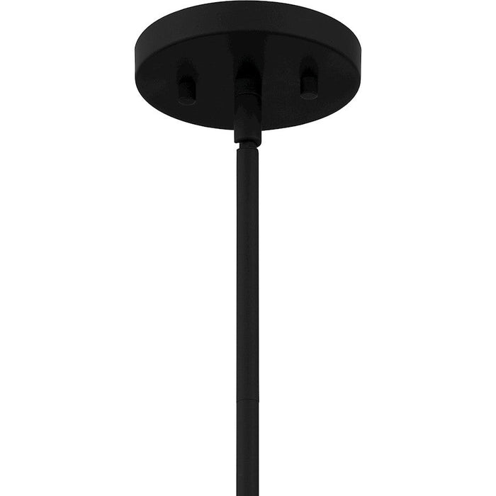 Quoizel Appleton 2 Light Pendant, Matte Black/Metal