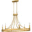 Quoizel Aspyn 6 Light Island Light, Light Gold