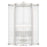 Quoizel Aster 4 Light Mini Pendant, Clear Ribbed