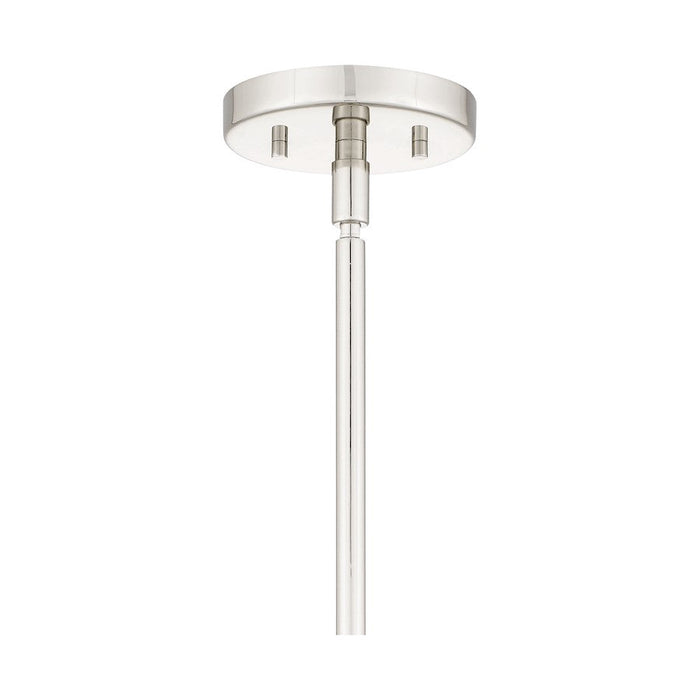 Quoizel Aster 4 Light Mini Pendant, Clear Ribbed