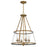 Quoizel Barlow 4 Light Pendant, Weathered Brass